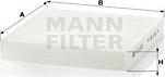 Mann-Filter CU 2253 - Filtr, daxili hava furqanavto.az