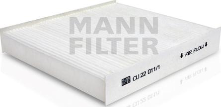 Mann-Filter CU 22 011/1 - Filtr, daxili hava furqanavto.az