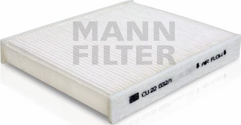 Mann-Filter CU 22 032/1 - Filtr, daxili hava www.furqanavto.az