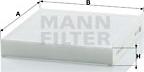 Mann-Filter CU 2232 - Filtr, daxili hava furqanavto.az