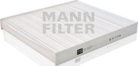 Mann-Filter CU 2227/1 - Filtr, daxili hava furqanavto.az