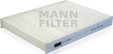 Mann-Filter CU 2733/1 - Filtr, daxili hava furqanavto.az