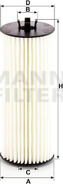 Mann-Filter HU 6008/1 Z - Yağ filtri furqanavto.az