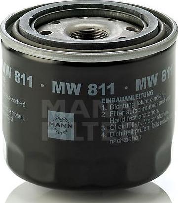 Mann-Filter MW 811 - Yağ filtri furqanavto.az