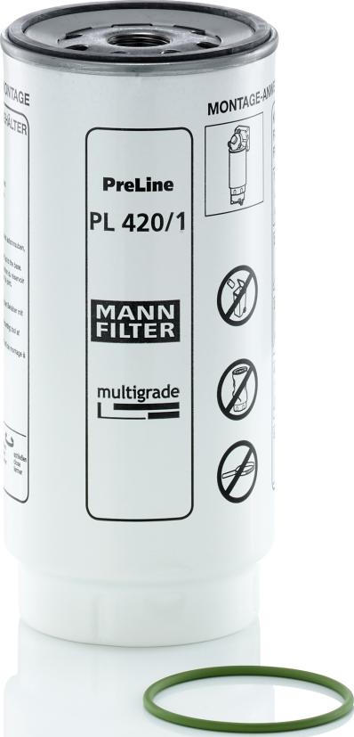 Mann-Filter PL 420/1 x - Yanacaq filtri furqanavto.az