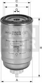 Mann-Filter WK 82 - Yanacaq filtri furqanavto.az