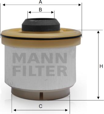 Mann-Filter PU 835 x - Yanacaq filtri www.furqanavto.az