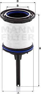 Mann-Filter PU 7008 z KIT - Yanacaq filtri furqanavto.az