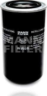 Mann-Filter W 950/8 - Hidravlik Filtr, sükan sistemi furqanavto.az