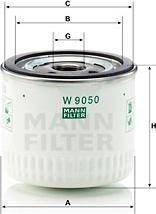 Mann-Filter W 9050 - Yağ filtri furqanavto.az