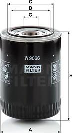 Mann-Filter W 9066 - Yağ filtri furqanavto.az
