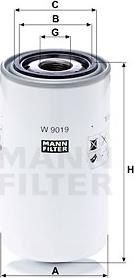 Mann-Filter W 9019 - Yağ filtri furqanavto.az