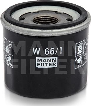 Mann-Filter W 66/1 - Yağ filtri furqanavto.az