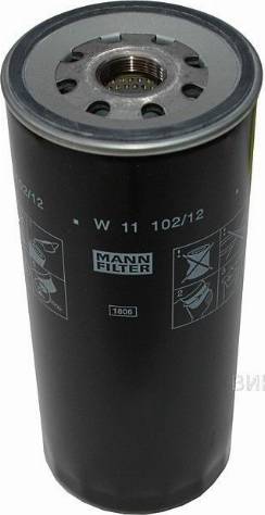 Mann-Filter W 11 102/12 - Yağ filtri furqanavto.az