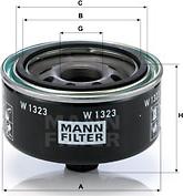 Mann-Filter W 1323 - Yağ filtri furqanavto.az