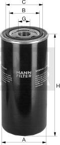 Mann-Filter W 12 250 - Yağ filtri furqanavto.az