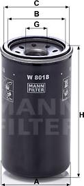 Mann-Filter W 8018 - Yağ filtri furqanavto.az