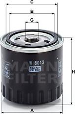 Mann-Filter W 8013 - Yağ filtri furqanavto.az