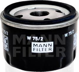 Mann-Filter W 75/2 - Yağ filtri furqanavto.az