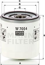 Mann-Filter W 7054 - Yağ filtri furqanavto.az