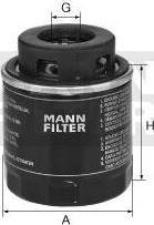 Mann-Filter W 712/90 - Yağ filtri furqanavto.az