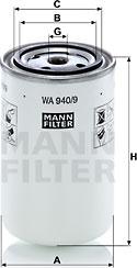 Mann-Filter WA 940/9 - Soyuducu filtri furqanavto.az