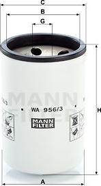 Mann-Filter WA 956/3 - Soyuducu filtri furqanavto.az