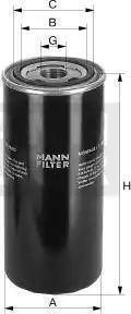 Mann-Filter W 12 205/1 - Yağ filtri furqanavto.az