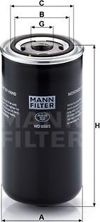 Mann-Filter WD 950/3 - Yağ filtri furqanavto.az