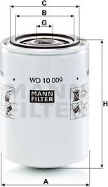 Mann-Filter WD 10 009 - Filtr, istismar hidravlikası furqanavto.az