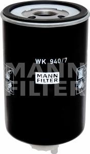 Mann-Filter WK 940/7 - Yanacaq filtri furqanavto.az