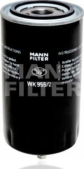 Mann-Filter WK 955/2 - Yanacaq filtri furqanavto.az