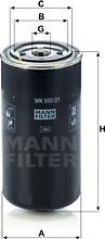 Mann-Filter WK950/21 - Yanacaq filtri furqanavto.az
