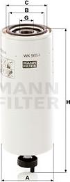 Mann-Filter WK 965/4 x - Yanacaq filtri furqanavto.az