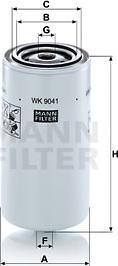 Mann-Filter WK 9041 x - Yanacaq filtri furqanavto.az
