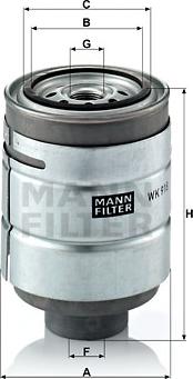 Mann-Filter WK 918 x - Yanacaq filtri www.furqanavto.az