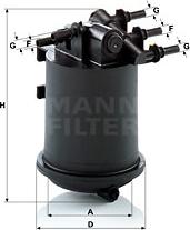 Mann-Filter WK 939/1 - Yanacaq filtri furqanavto.az