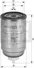 Mann-Filter WK 932/1 - Yanacaq filtri furqanavto.az