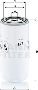 Mann-Filter WK 929 x - Yanacaq filtri furqanavto.az