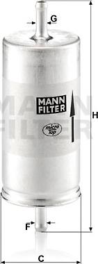 Mann-Filter WK 413 - Yanacaq filtri furqanavto.az
