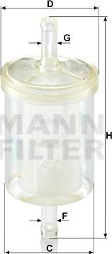 Mann-Filter WK 43/13 (10) - Yanacaq filtri furqanavto.az