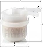 Mann-Filter WK 42/10 - Yanacaq filtri furqanavto.az