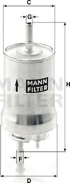 Mann-Filter WK 59 x - Yanacaq filtri furqanavto.az
