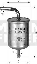 Mann-Filter WK 710/1 - Yanacaq filtri furqanavto.az
