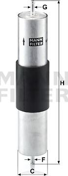 Mann-Filter WK 516/1 - Yanacaq filtri furqanavto.az