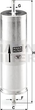Mann-Filter WK 516 - Yanacaq filtri furqanavto.az