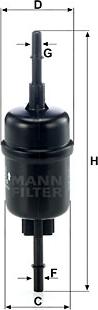 Mann-Filter WK 511/2 - Yanacaq filtri www.furqanavto.az