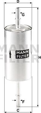Mann-Filter WK 512/1 - Yanacaq filtri www.furqanavto.az