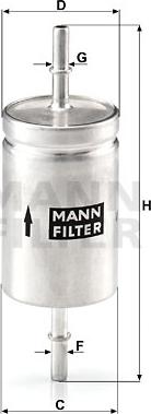 Mann-Filter WK 512 - Yanacaq filtri www.furqanavto.az