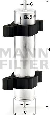 Mann-Filter WK 521/2 - Yanacaq filtri furqanavto.az